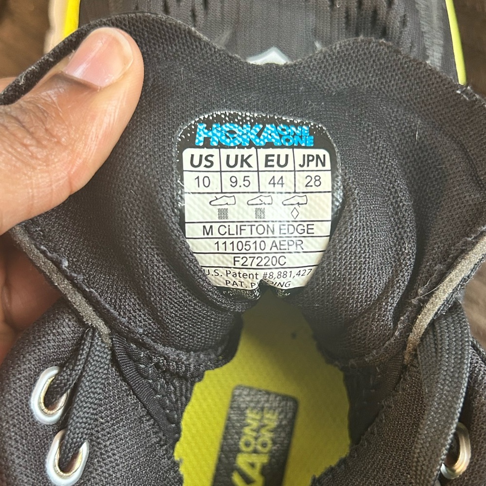 Hoka One One Clifton Edge Men’s Sz 10 Everyday Running Walking - Picture 2 of 7